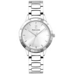 Montre femme galiera cadran argent bracelet acier argent