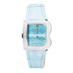 Montre femme - laura biagiotti - lb0002l - 04z - quartz - cuir - bleu