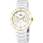Montre femme - lotus - l15932 / 2 - cramique - blanc - analogique