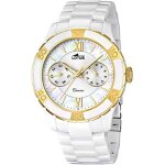 Montre femme - lotus - l15930 - 2 - cramique - blanc - analogique