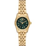 Montre femme - michael kors - mk4842 - acier inoxydable dor� - cadran vert - �tanche 5 atm