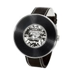 Montre femme - moschino - mw0010 - cuir noir - quartz - analogique