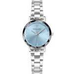 Montre femme multiples cadran bleu bracelet acier argent�