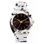 Montre femme - nixon - time teller - acétate - black tortoise - taille unique Montre femme - nixon - time teller - acétate - black tortoise - taille unique