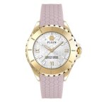 Montre femme philipp plein - pwpoa0224 en silicone rose - 38mm - etanche 5 atm Montre femme philipp plein - pwpoa0224 en silicone rose - 38mm - etanche 5 atm