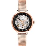 Montre femme pierre lannier - 313b938 - montre automatique acier or rose