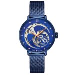 Montre femme - pierre lannier - 470b968 - acier milanais - cadran bleu - automatique Montre femme - pierre lannier - 470b968 - acier milanais - cadran bleu - automatique
