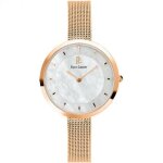 Montre femme pierre lannier - acier dor� - maille milanaise - etanche 30m