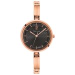 Montre femme pierre lannier - acier rose - quartz - verre minéral Montre femme pierre lannier - acier rose - quartz - verre minéral