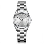 Montre femme quartz diamant haute qualité bracelet en acier étanche décontractée classique avancée Montre femme quartz diamant haute qualité bracelet en acier étanche décontractée classique avancée