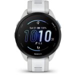 Montre gps connect�e - garmin - forerunner 165 - 12 - noir avec bracelet blanc / gris clair