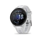 Montre gps connect�e - garmin - forerunner 165 - 12 - noir avec bracelet blanc / gris clair