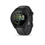 Montre gps connect�e - garmin - forerunner 165 - 12 - noir avec bracelet noir et gris