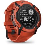 Montre gps connect�e - garmin - instinct 2x solar rouge