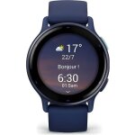 Montre gps connecte - garmin - vivoactive 5 - wifi - 304 mm (12) - bleu mtalis avec bracelet bleu