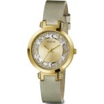 Montre - guess - crystal clear gw0535l4 - quartz - cuir - 32 mm