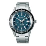 Montre - seiko - prsage - automatique - cadran bleu - bracelet acier inoxydable