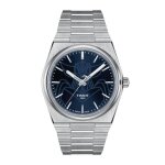 Montre homme - tissot - prx goldorak - automatique - acier inoxydable - cadran bleu