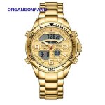 Montres hommes - double affichage quartz lectronique - montre multifonctionnelle rsistant  l?eau chronocode ...