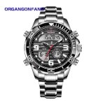 Montres pour hommes - double affichage quartz lectronique - montre multifonctionnelle rsistant  l?eau ...