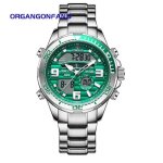 Montres hommes - double affichage quartz �lectronique - montre multifonctionnelle r�sistant � l?eau chronocode ...