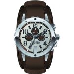 Montre homme - jean paul gaultier - man 8500205 - chronographe - cuir - marron