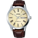 Montre pour homme lorus rxn53dx9 avec bracelet en cuir marron