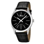 Montre - lotus - minimalist l15961 / 3 - cuir noir type croco - analogique - homme Montre - lotus - minimalist l15961 / 3 - cuir noir type croco - analogique - homme