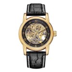 Montre homme de luxe automatique mcanique nouveau design particulier bracelet en cuir tanche lumineux ...