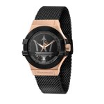 Montre homme maserati potenza en m�tal noir