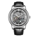 Montre homme mcanique automatique mode bracelet en cuir le nouveau cadran squelette personnalit temprament ...