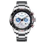 Montre homme de marque m�canique lumineux calendrier multifonction bracelet en acier automatique �tanche ...