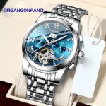 Montre homme montre mcanique  tourbillon mcanique entirement automatique montre tanche daffaires ...