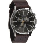 Montre - nixon - sentry a4051887 - quartz - analogique - cuir noir Montre - nixon - sentry a4051887 - quartz - analogique - cuir noir