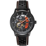 Montre homme - pierre lannier - paddock 341a455 - mouvement automatique - bracelet cuir noir