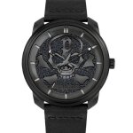 Montre homme - police - bleder - cuir - 44 mm - imperm�abilit� 5 atm