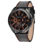 Montre homme - police - pl. 13648jsb / 02 - chronographe - cuir - 45mm Montre homme - police - pl. 13648jsb / 02 - chronographe - cuir - 45mm