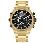 Montre - police - pl. 16018jsg - 02m - acier inoxydable - cadran noir - chronographe Montre - police - pl. 16018jsg - 02m - acier inoxydable - cadran noir - chronographe