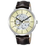 Montre - pulsar - p8a005x1 - cuir marron - Ø 42 mm - Étanchéité 5 atm Montre - pulsar - p8a005x1 - cuir marron - Ø 42 mm - Étanchéité 5 atm