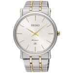 Montre - seiko - premier skp400p1 - quartz - analogique - acier inoxydable