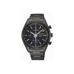 Montre homme seiko sport - acier noir - verre saphir - analogique - etanche 10 atm - quartz