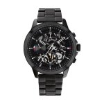 Montre homme tommy hilfiger en acier noir - 240211