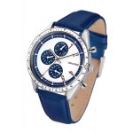 Montre - zadig & voltaire - zvm1108 - cadran 42 mm - bracelet en cuir bleu - style chic