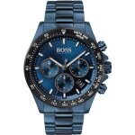 Montre - hugo boss - 1513758 - quartz - cadran bleu - acier inoxydable - 5 atm