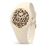 Montre - ice - leopard - couleur: marron - style: tendance - taille: small +