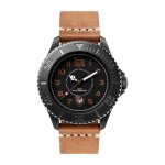 Montre - ice - watch - he. lbn. bm. b. l. 14 - cuir - noir - analogique