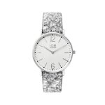 Montre - ice - watch - madame silver - 36mm - �tanche 3 atm - cuir paillet�
