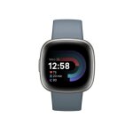 Montre intelligente - fitbit - versa 4 - blanc - gps - notifications appels / sms