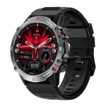 Inf montre intelligente / montre de sport avec appels bluetooth le noir
