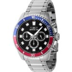 Montre - invicta - pro diver 46053 - quartz - acier inoxydable - 45 mm - noir
